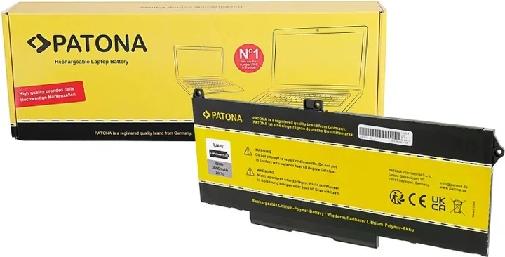 Акумулятор PATONA 2927 для Dell Latitude 5420 Service Tag 51R56D3-DELL 5520 RJ40G JSFBW93-DELL RJ40G - Фото 5 Акумулятор PATONA 2927 для Dell Latitude 5420 Service Tag 51R56D3-DELL 5520 RJ40G JSFBW93-DELL RJ40G - зображення 5