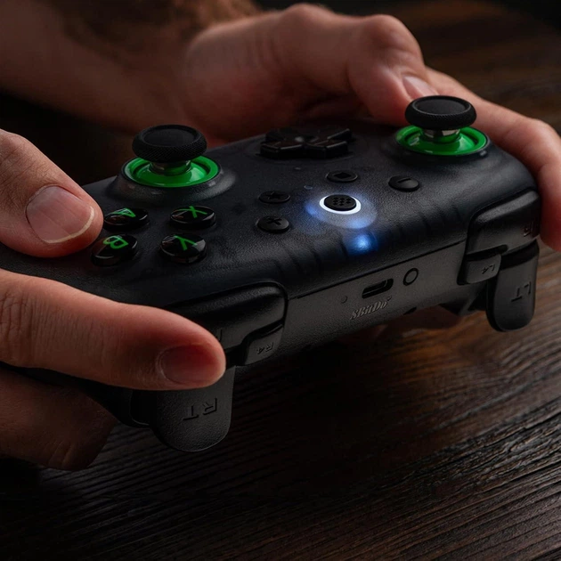 Геймпад 8BitDo Ultimate 2C Transparent Black, беспроводной джойстик с эффектом Холла для Windows 11, Android, iOS, Steam Deck - изображение 4