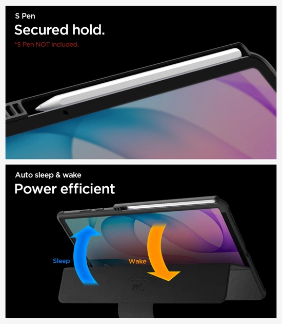 Чохол Spigen Rugged Armor Pro до Samsung Galaxy Tab S12+ Plus Black (ACS11822) - зображення 14