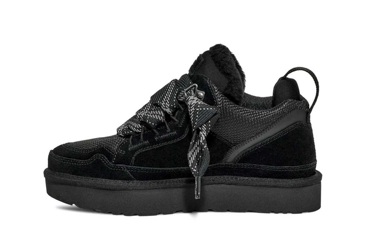 Жіночі зимові уггі кросівки UGG Lowmel Sneaker Black 38р-24см 1144032-BLK - Фото 3 Жіночі зимові уггі кросівки UGG Lowmel Sneaker Black 38р-24см 1144032-BLK - зображення 3