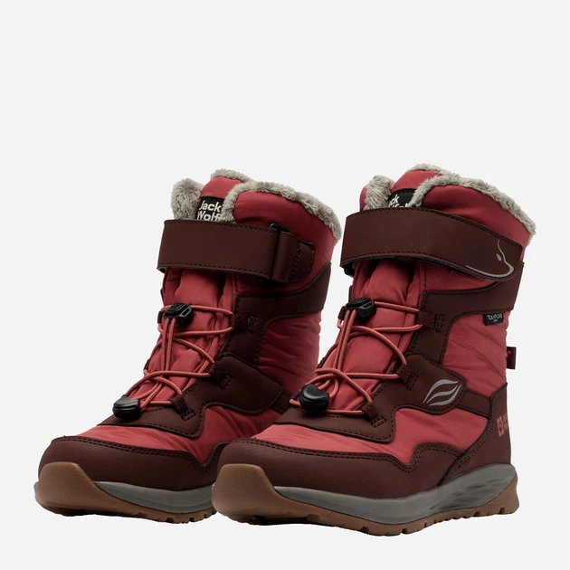 Детские зимние термо ботинки для девочки Jack Wolfskin Polar Bear-G Texapore High VC K A62143_2699 32 (13UK/1USA) 19.8 см Бордовые (4064886361712) - изображение 2