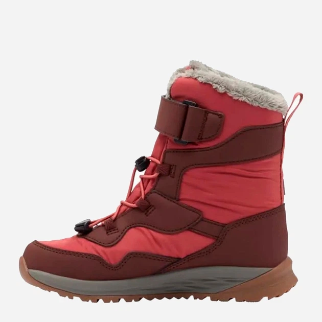 Детские зимние термо ботинки для девочки Jack Wolfskin Polar Bear-G Texapore High VC K A62143_2699 33 (1UK/2USA) 20.5 см Бордовые (4064886361767) - изображение 3