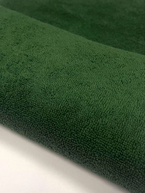Полотенце махровое банное Parisa Home Flat 70*140 Зеленое - изображение 3