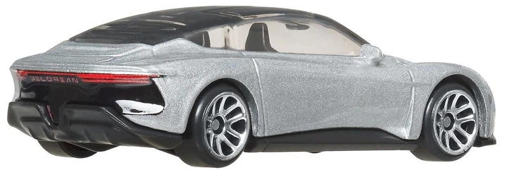 Колекційна машинка Hot Wheels Fast & Furious 2022 DeLorean Alpha5 1:64 Срібляста (HNR88/JBY38) (194735266753) - зображення 4