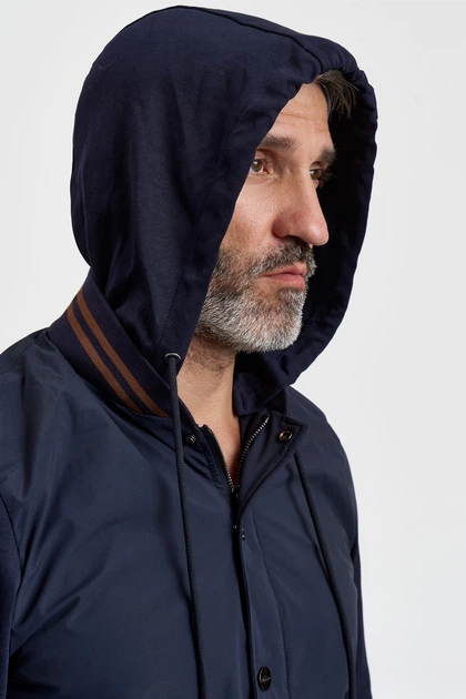 Бомбер чоловічий RITMO Hooded Jacket Falcone 9313 XXL - изображение 5