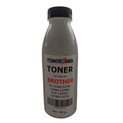 Тонер BROTHER HL-2220/2270/L2300/L2700; DCP-L2510/L2530DW/L2370DN 100г Tomoegawa (TG-BR2220-100) - Фото 1 Тонер BROTHER HL-2220/2270/L2300/L2700; DCP-L2510/L2530DW/L2370DN 100г Tomoegawa (TG-BR2220-100) - изображение 1