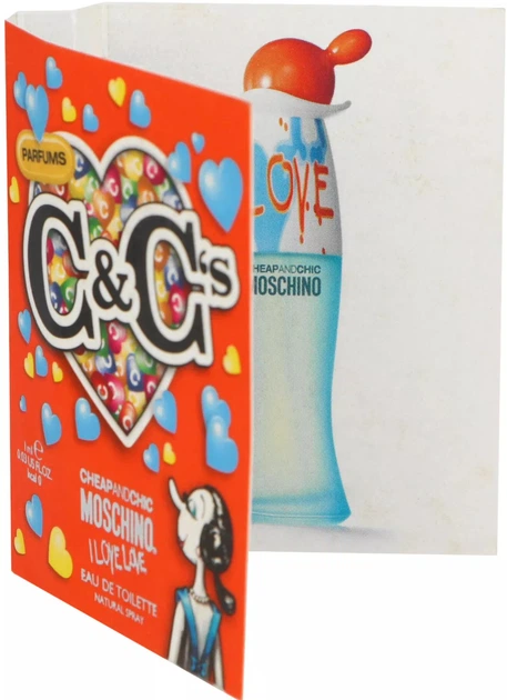 Próbka Woda toaletowa damska Moschino Cheap & Chic I Love Love 1 ml (8011003828319) - obraz 2