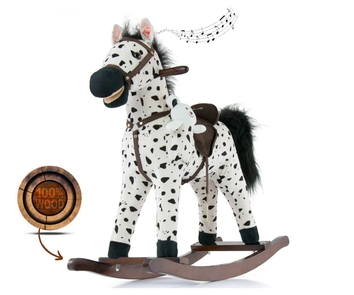 Konik na biegunach Milly Mally Koń Mustang Black Dot (5901761122190) - Zdjęcie 5 Konik na biegunach Milly Mally Koń Mustang Black Dot (5901761122190) - obraz 5