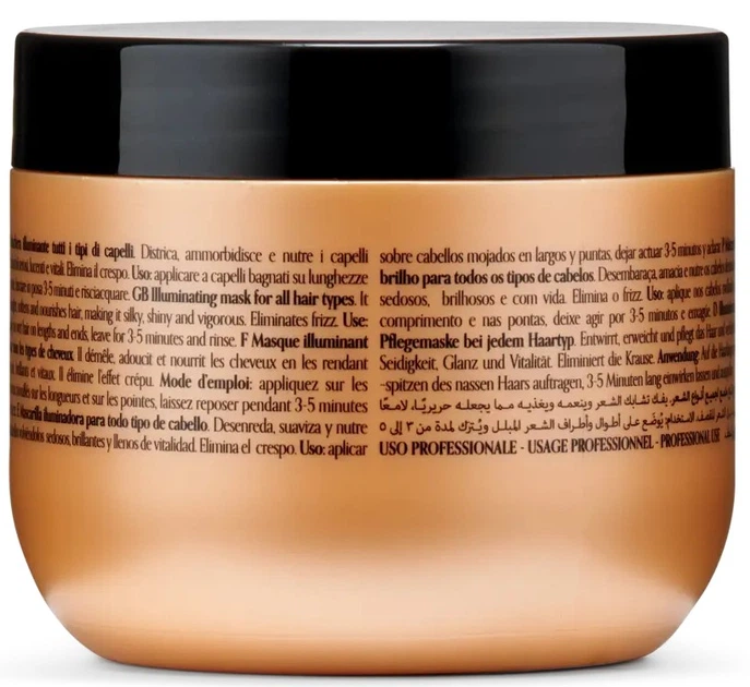 Maska do włosów Fanola Oro Therapy Gold Mask 9500353 300 ml (8008277762791) - obraz 3
