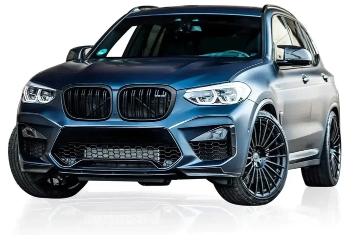 Ноздри решетка радиатора M-Look черный матовый для BMW X3 G01 2018-2021 гг - изображение 2