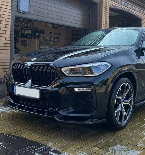 Ніздрі решітка радіатора M-Look чорний глянцевий для BMW X6 G06 2019- рр - зображення 2