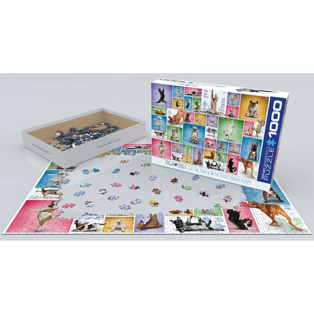 Пазл Eurographics Йога Собаки 1000 елементів (6000-0954) - Фото 2 Пазл Eurographics Йога Собаки 1000 елементів (6000-0954) - изображение 2