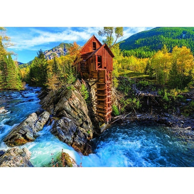 Пазл Eurographics Кристал-Мілл Колорадо 1000 елементів (6000-5473) - Фото 2 Пазл Eurographics Кристал-Мілл Колорадо 1000 елементів (6000-5473) - изображение 2