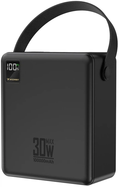 Powerbank Wozinsky Herc 100 100000 mAh 30W Black (5907769388125) - Zdjęcie 1 Powerbank Wozinsky Herc 100 100000 mAh 30W Black (5907769388125) - obraz 1