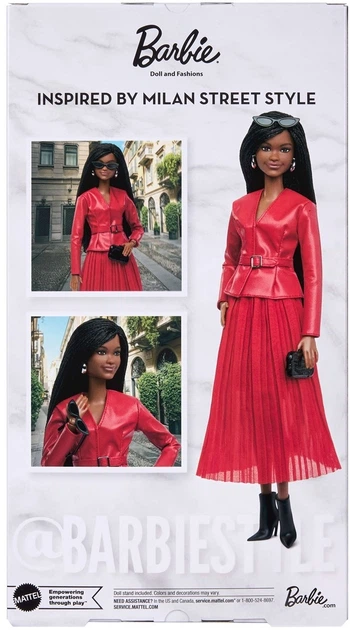 Коллекционная кукла Barbie Signature BarbieStyle Milan Fashion Week Бруклин (JJX31) (194735343744) - зображення 3