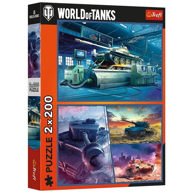 Пазл Trefl WARGAMING Бронетанкова місія 2х200 елементів (5900511133462) - Фото 1 Пазл Trefl WARGAMING Бронетанкова місія 2х200 елементів (5900511133462) - зображення 1