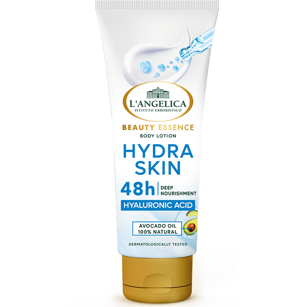 Лосьон для тела L'Angelica Beauty Essence Hydra Skin с гиалуроновой кислотой и маслом авокадо, 48 ч - Фото 1 Лосьон для тела L'Angelica Beauty Essence Hydra Skin с гиалуроновой кислотой и маслом авокадо, 48 ч - изображение 1