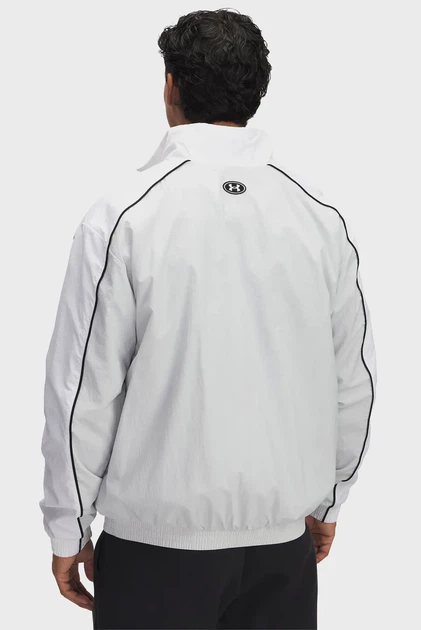 Чоловіча біла вітровка UA Best Track Jacket Under Armour XL 1390287-100 - зображення 2