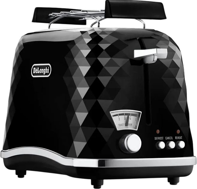 Тостер Delonghi Brillante CTJ2103.BK - зображення 2