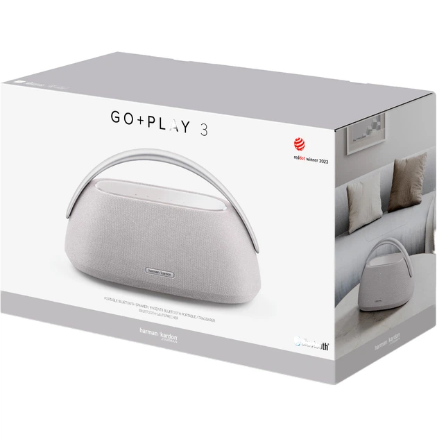 Портативна колонка Harman/Kardon Go + Play 3 Gray (HKGOPLAY3GRY) - изображение 9