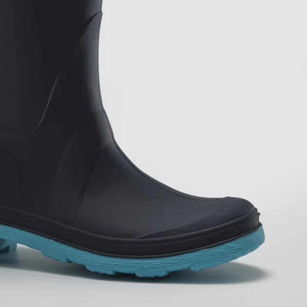 Дитячі водонепроникні гумові чоботи Kamik Raindrops (Navy/Teal) розмір 38.5 - зображення 5
