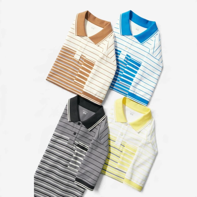 Поло длинное мужское Uniqlo 949992703 XL Серое (1162935482) - изображение 13