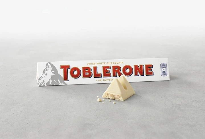 Шоколад білий Toblerone White 100 г з медом мигдалем солодощі плитка швейцарська - Фото 8 Шоколад білий Toblerone White 100 г з медом мигдалем солодощі плитка швейцарська - зображення 8