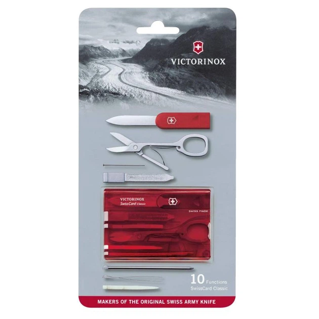 Карта-мультитул Victorinox Swiss Card Classic 0.7100.TB1 (блистер) - Фото 2 Карта-мультитул Victorinox Swiss Card Classic 0.7100.TB1 (блистер) - изображение 2
