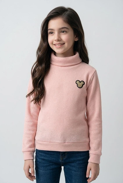 Светр для дівчинки SmileTime Shine Minnie світло рожевий, розмір 116 (ZY21-13-1) - Фото 1 Светр для дівчинки SmileTime Shine Minnie світло рожевий, розмір 116 (ZY21-13-1) - зображення 1