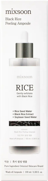 Peeling do twarzy Mixsoon Black Rice oczyszczający 100 ml (8809732915949) - Zdjęcie 2 Peeling do twarzy Mixsoon Black Rice oczyszczający 100 ml (8809732915949) - obraz 2