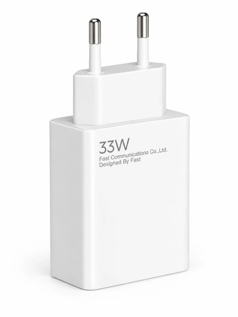 Мережевий зарядний пристрій 33W LEXEGO USB Type-A швидка зарядка для телефона планшета годинника Turbo Charge та Quick Charge блок живлення для Xiaomi Samsung Apple адаптер для самсунга ксяомі charger білий (XMB-33W) - зображення 6