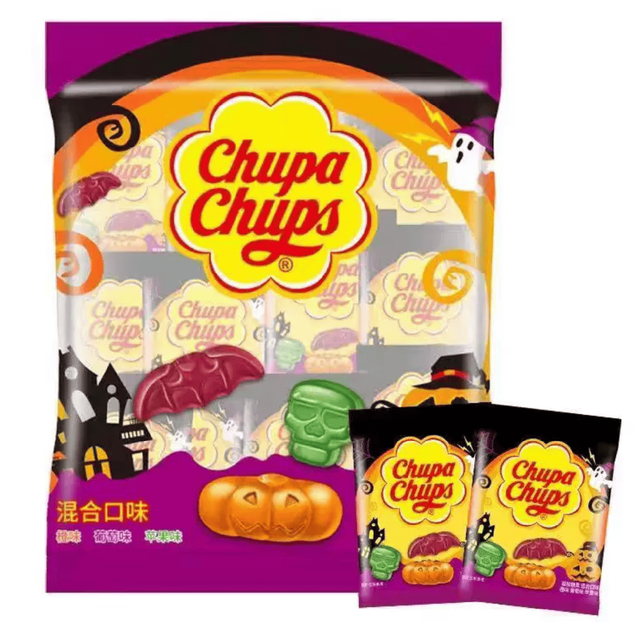 Жувальні цукерки Chupa Chups Halloween Gummy Fruit Candy Scary Mix 450г - Фото 5 Жувальні цукерки Chupa Chups Halloween Gummy Fruit Candy Scary Mix 450г - зображення 5