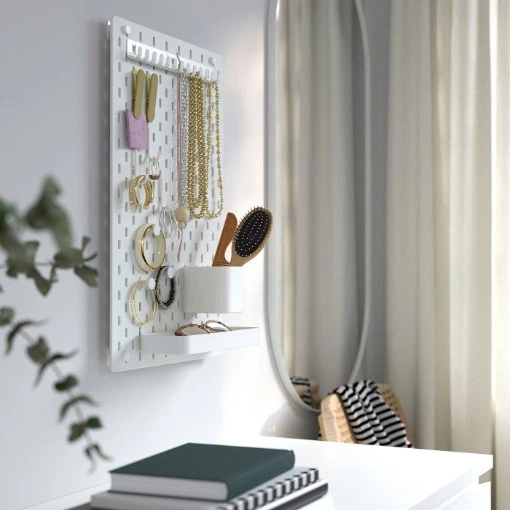 Стакан для доски - органайзера на стену IKEA SKÅDIS белый 203.207.98 - изображение 4