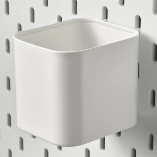 Стакан для доски - органайзера на стену IKEA SKÅDIS белый 203.207.98 - изображение 6