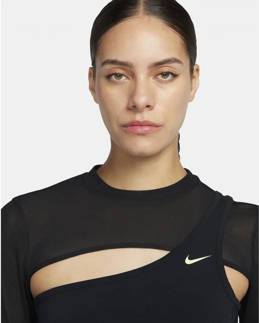 Спортивный топ женский Nike Pro XS Черный FB5683-010 - изображение 4