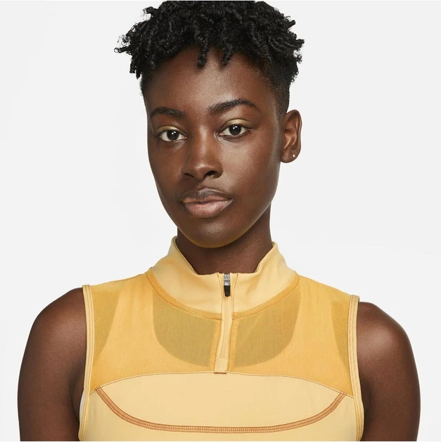 Спортивний топ жіночий Nike Tank Top Court Femme Dri-Fit Air L Жовтий DX0284-795 - Фото 4 Спортивний топ жіночий Nike Tank Top Court Femme Dri-Fit Air L Жовтий DX0284-795 - зображення 4