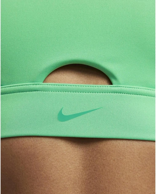 Спортивний топ жіночий Nike Df Indy Plunge Cutout Bra L Салатовий DV9837-363 - зображення 8