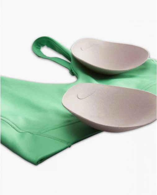 Спортивний топ жіночий Nike Df Indy Plunge Cutout Bra L Салатовий DV9837-363 - зображення 9