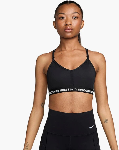 Спортивний топ жіночий Nike W Nk Df Indy Bra Gls L Чорний FZ4870-010 - Фото 1 Спортивний топ жіночий Nike W Nk Df Indy Bra Gls L Чорний FZ4870-010 - зображення 1