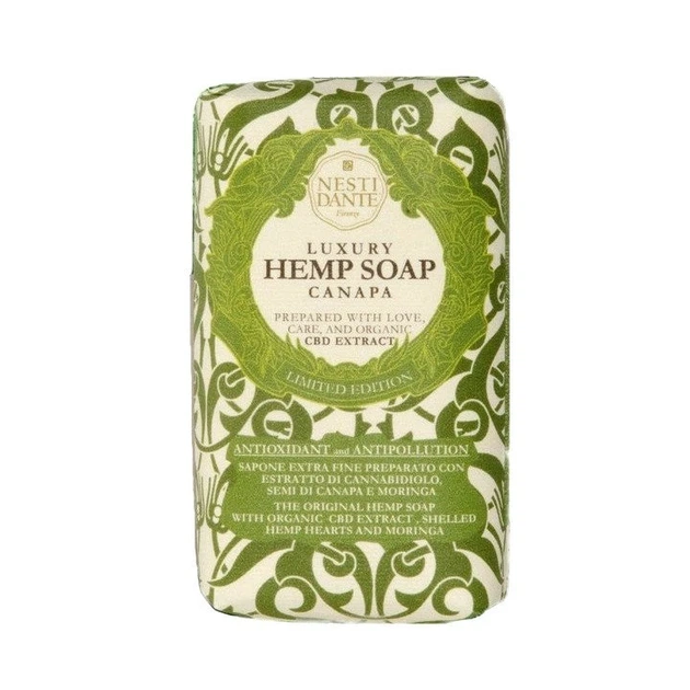 Мыло конопляное Nesti Dante Luxury Hemp Soap Canapa 250 г - Фото 1 Мыло конопляное Nesti Dante Luxury Hemp Soap Canapa 250 г - изображение 1