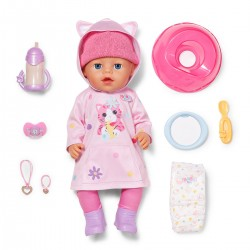 Лялька Baby Born серія Click & Play Емма 43 см з аксесуарами та функціональними можливостями 841020 - Фото 2 Лялька Baby Born серія Click & Play Емма 43 см з аксесуарами та функціональними можливостями 841020 - зображення 2
