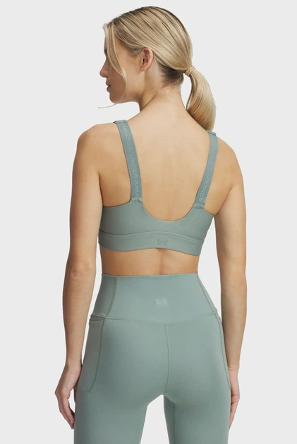 Спортивный топ женский Under Armour Ua Infinity High Zip 2.0 Bra L 1384118-348 - Фото 2 Спортивный топ женский Under Armour Ua Infinity High Zip 2.0 Bra L 1384118-348 - изображение 2