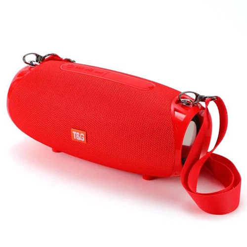 Портативная беспроводная Bluetooth колонка T&G TG534 10 Вт с FM-радио, громкой связью, TWS, USB, microSD и AUX (1200 mAh) Red - Фото 1 Портативная беспроводная Bluetooth колонка T&G TG534 10 Вт с FM-радио, громкой связью, TWS, USB, microSD и AUX (1200 mAh) Red - изображение 1