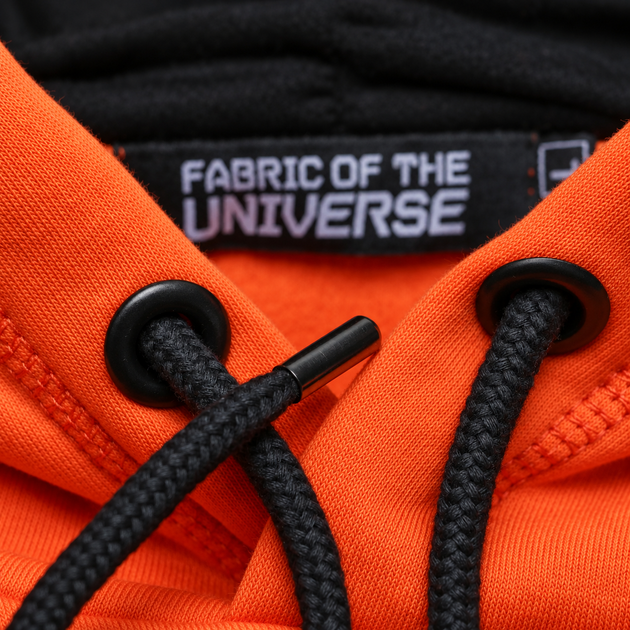 Худі Fabric of the Universe помаранчеве оверсайз з принтом XL (21-576-203) - Фото 7 Худі Fabric of the Universe помаранчеве оверсайз з принтом XL (21-576-203) - изображение 7