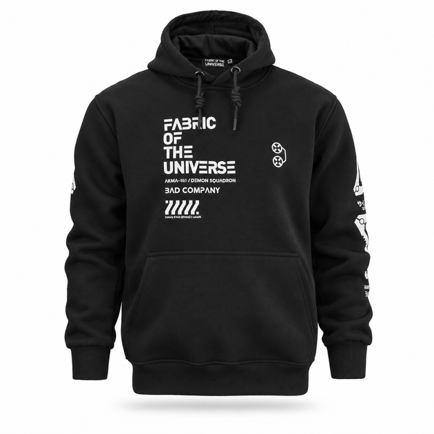 Худі Fabric of the Universe чорна тепла м’яка якісна на флісі L (25-572-203) - Фото 1 Худі Fabric of the Universe чорна тепла м’яка якісна на флісі L (25-572-203) - зображення 1