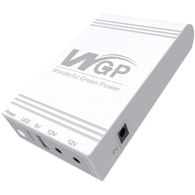 ИБП Mini UPS WGP UPS103C 16000mAh 5V/12V/12V, Li-ion 4*4Ah - изображение 5