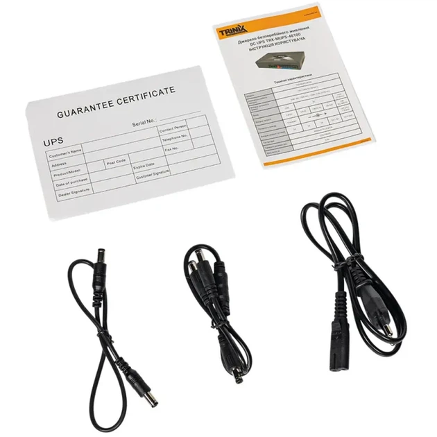 ИБП Mini UPS TriniX TRX-MUPS-48100 24000mAh 5V/12V/24V/48V/52V/PoE, LiFePO4 4*6Ah - изображение 9