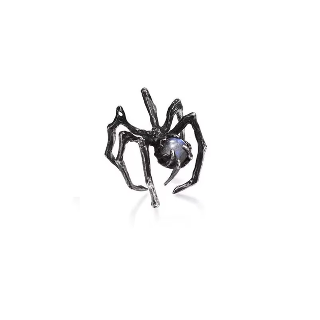 Кільце Павук Spider у вигляді павука панк рок в чорному кольорі - Фото 2 Кільце Павук Spider у вигляді павука панк рок в чорному кольорі - зображення 2