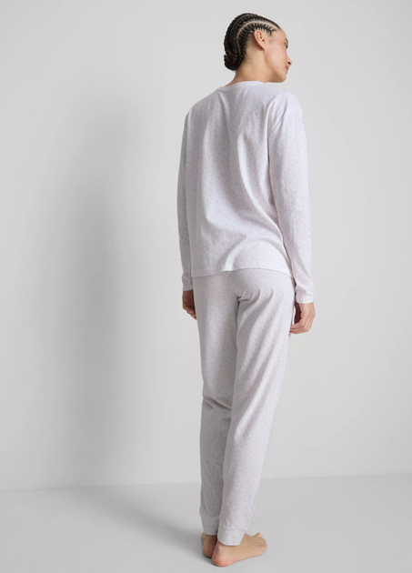 Пижамные хлопковые штаны Primark Printed Bottom Pyjama XL Низ пижамы Пудровый (10448) - изображение 3