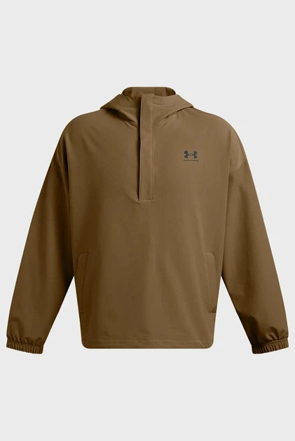 Чоловічий коричневий анорак UA Vibe StormShell Hood Under Armour S 1386575-498 - изображение 3